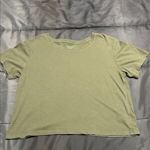 Athleta Sage Green Short Sleeve Tee